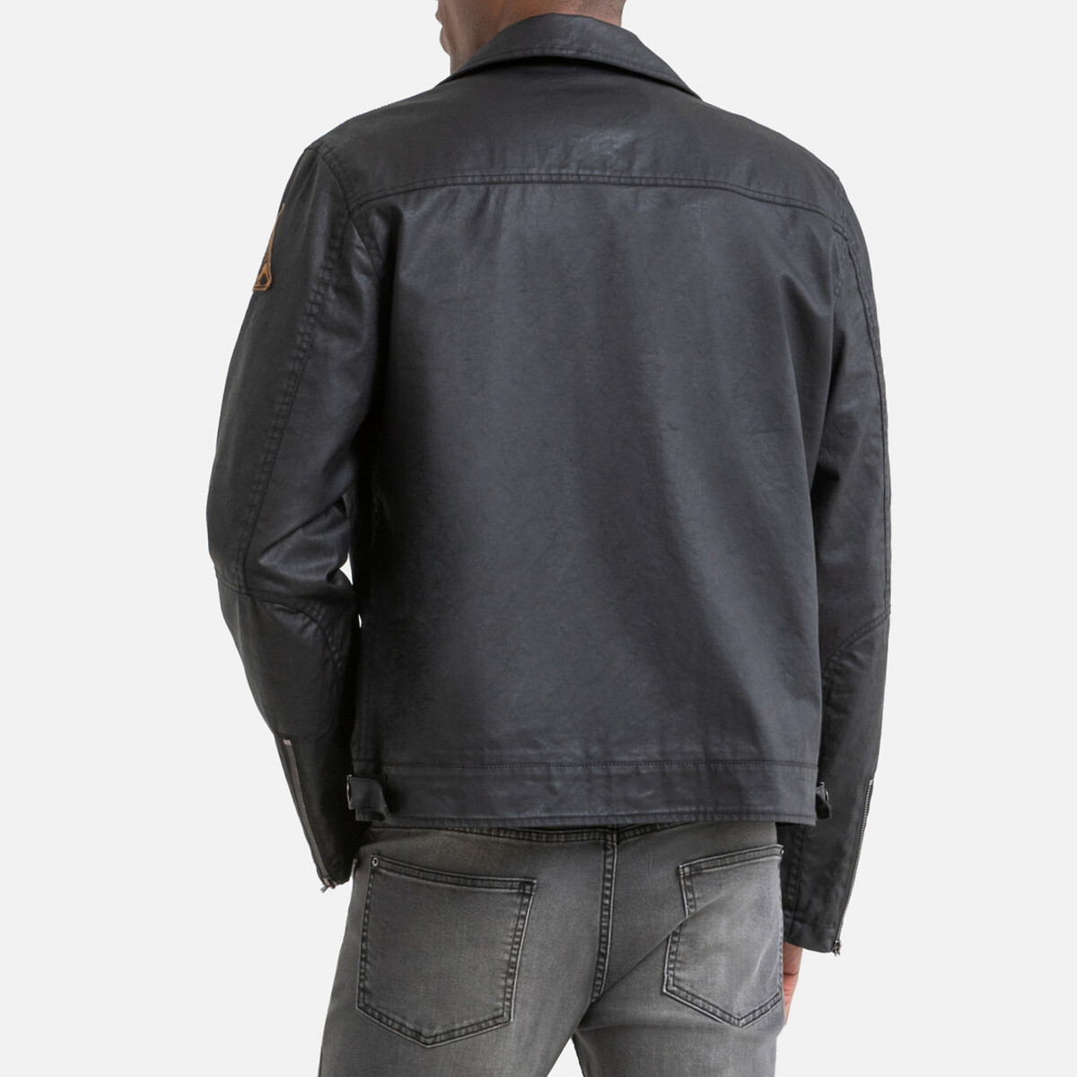 Куртка LaRedoute На молнии с рубашечным воротником Rivetts 3XL черный, размер 3XL - фото 4
