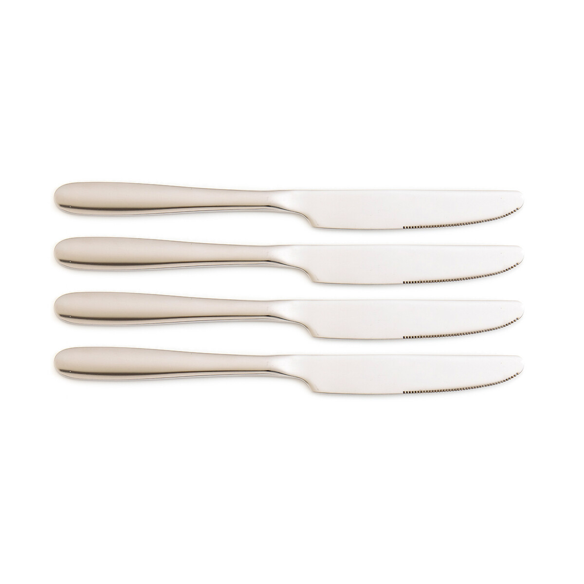 Комплект из 4 ножей из нержстали Ebano единый размер серый комплект из 4 кофейных ложек из нержстали katherine единый размер серый