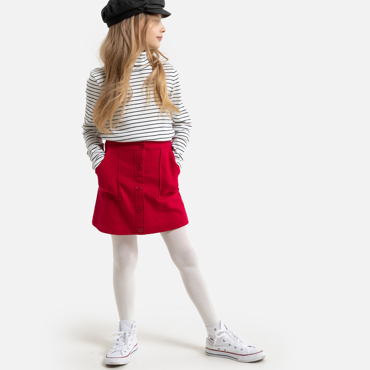 

Юбка LaRedoute, Красный, Прямая из трикотажа 3-12 лет 12 лет -150 см красный