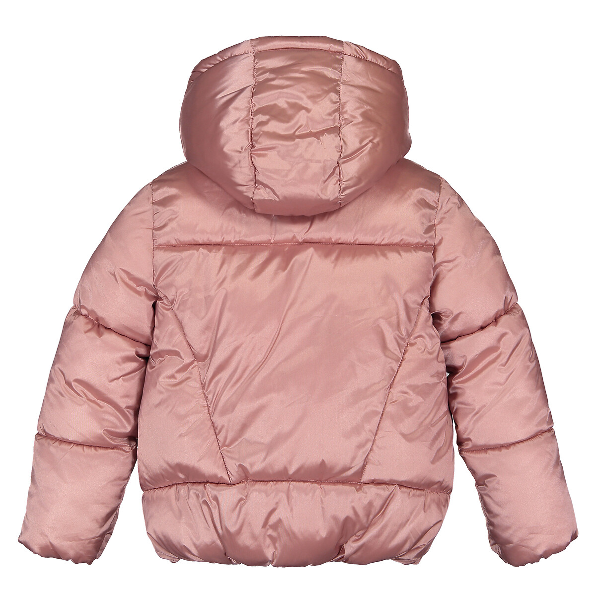 Куртка LaRedoute Стеганая с капюшоном подкладка из микрофлиса 3-12 лет 4 года - 102 см розовый, размер 4 года - 102 см - фото 5