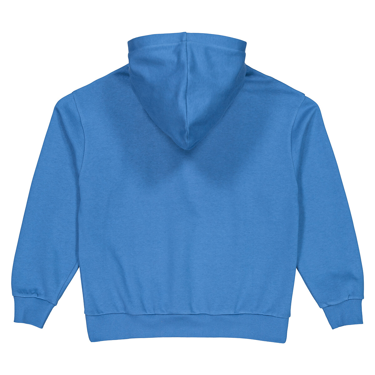 Худи LA REDOUTE COLLECTIONS Худи С капюшоном с вышивкой спереди из мягкого мольтона 14 лет - 156 см синий, размер 14 лет - 156 см - фото 4