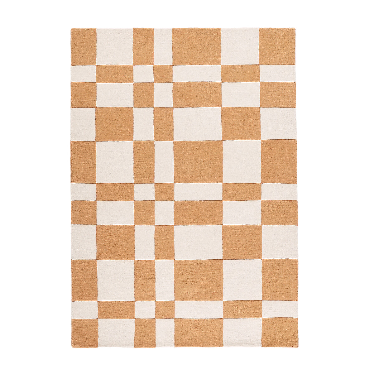 Ковер С шахматным принтом из шерсти Linuty 200 x 290 см разноцветный LaRedoute, размер 200 x 290 см - фото 2