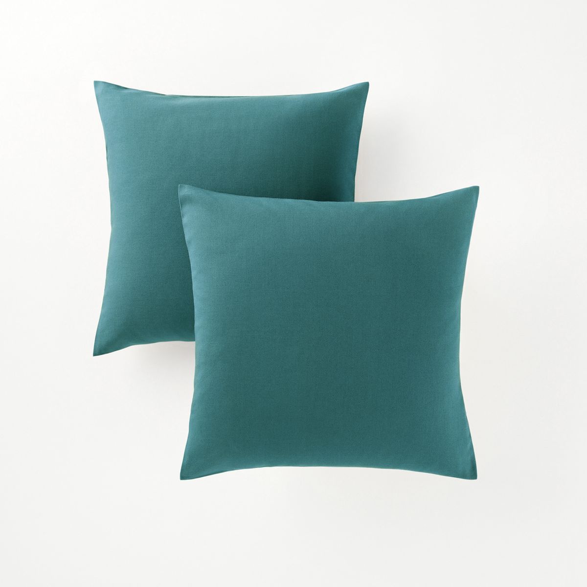 Lot de 2 housses coussin carrées ou rectangulaires