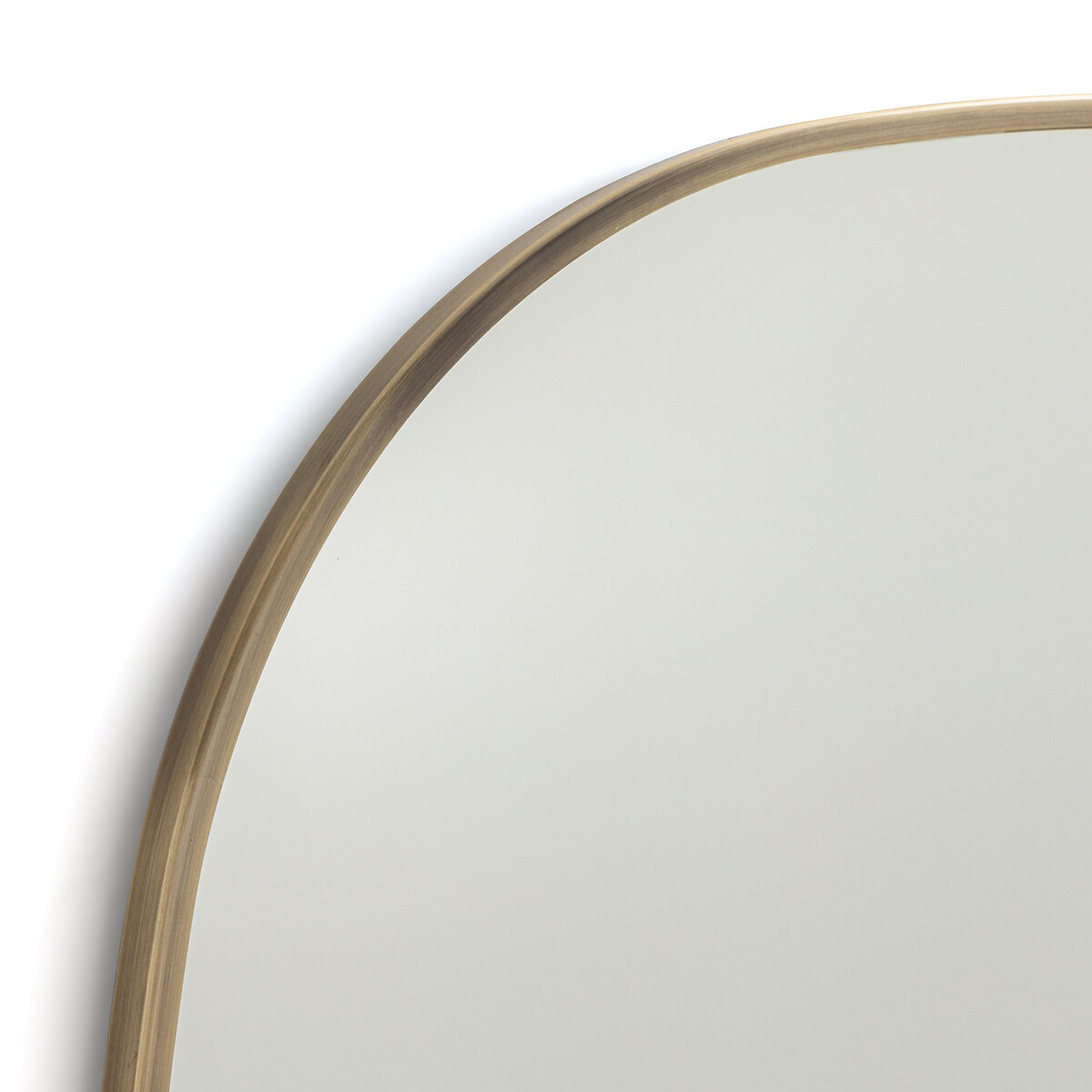Зеркало LaRedoute С отделкой металлом под состаренную латунь В80 см Caligone единый размер золотистый - фото 2