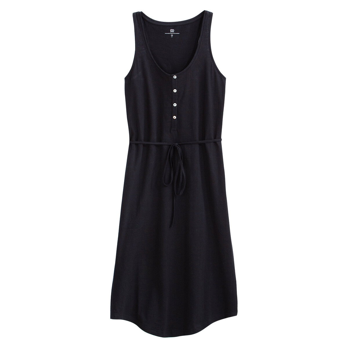 Платье La Redoute Без рукавов из трикотажа S черный, размер S - фото 5
