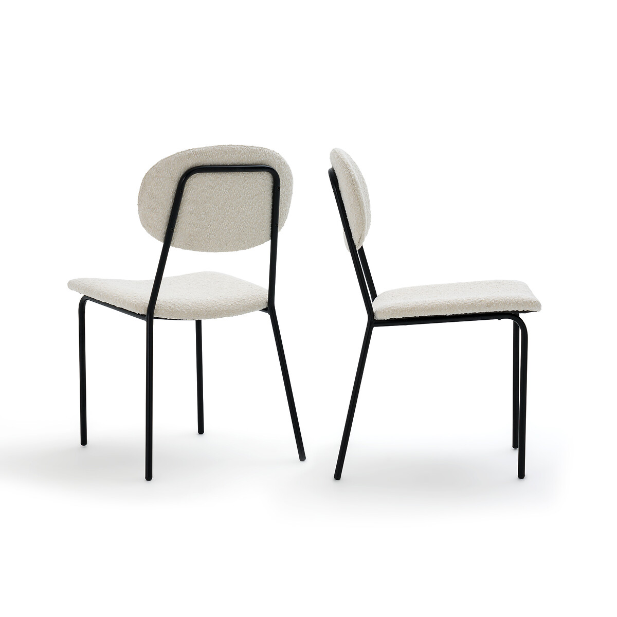 Комплект из двух стульев из LA REDOUTE INTERIEURS Малой пряжи Orga единый размер бежевый - фото 2