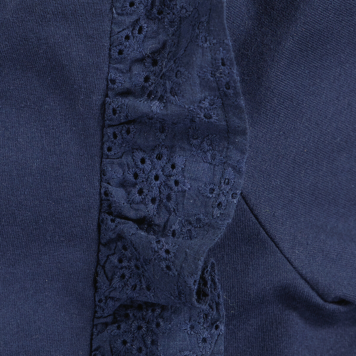 Комплект из свитшота с воланами  брюк 10 лет - 138 см синий LaRedoute, размер 10 - фото 5