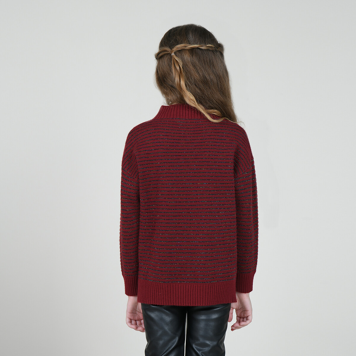 Пуловер La Redoute 4-14 лет 12/14 лет - 150/156 см красный, размер 12/14 лет - 150/156 см 4-14 лет 12/14 лет - 150/156 см красный - фото 2