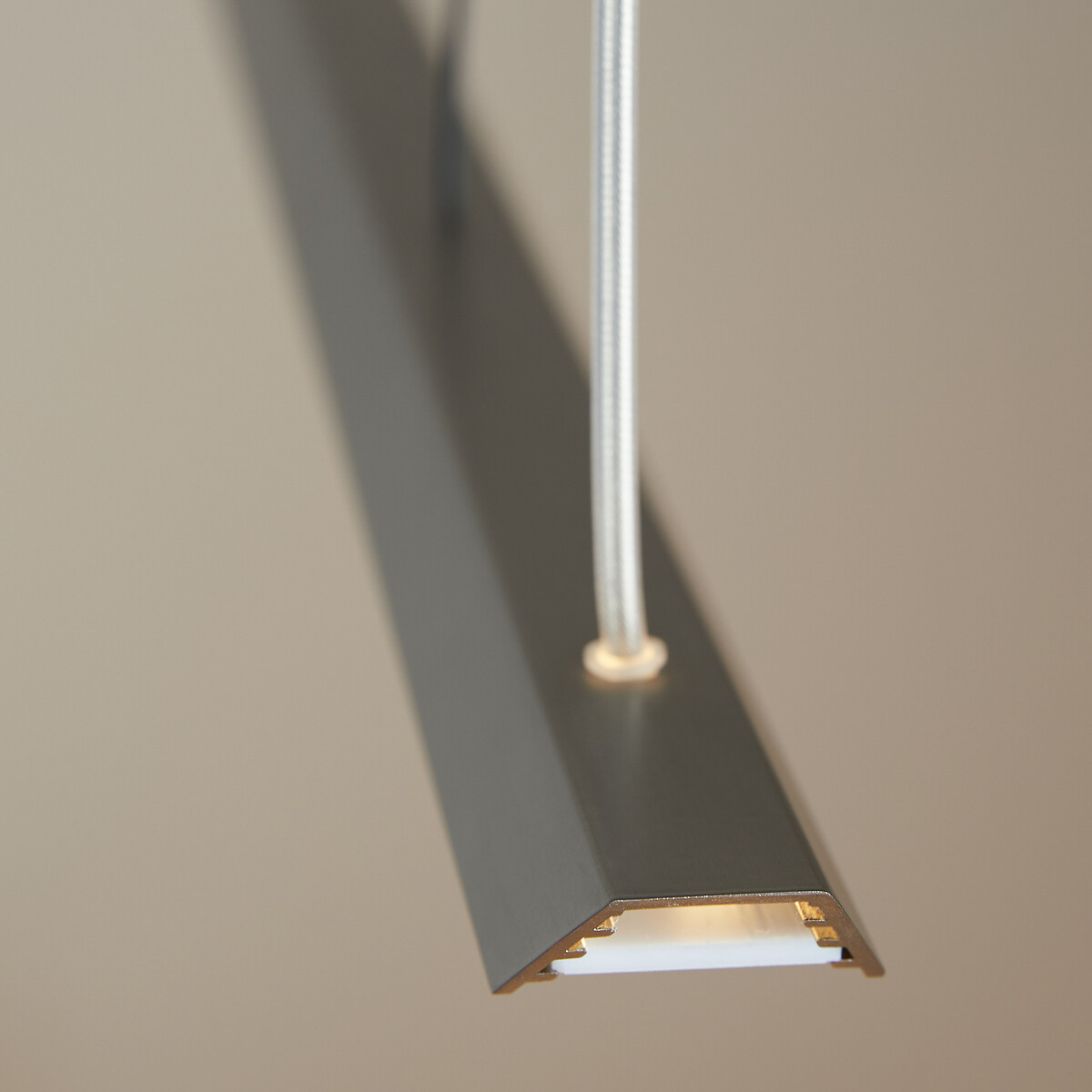 Светильник из металла с отделкой под глянцевый никель Filifi  единый размер серый LaRedoute - фото 3