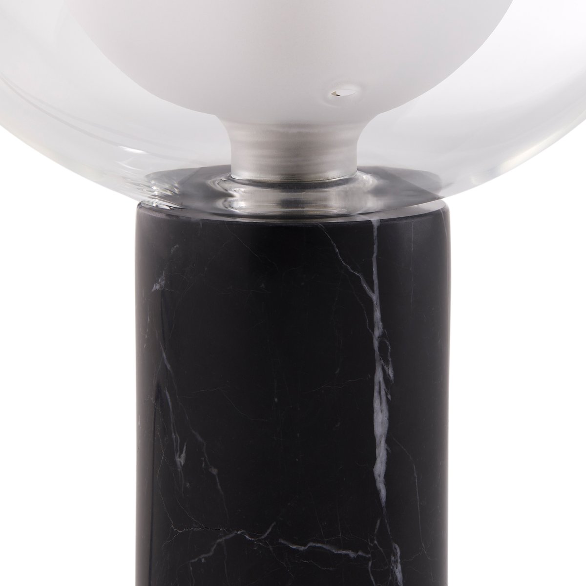 Лампа LaRedoute Из мрамора и стекла Arvin единый размер черный - фото 3