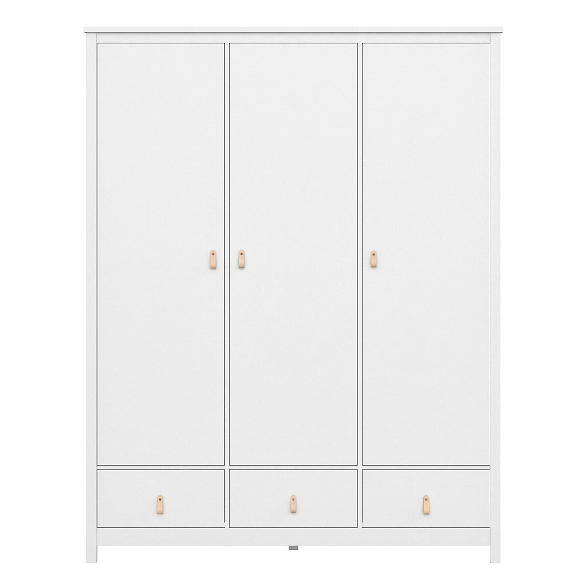 Шкаф Wood 3-х створчатый единый размер белый