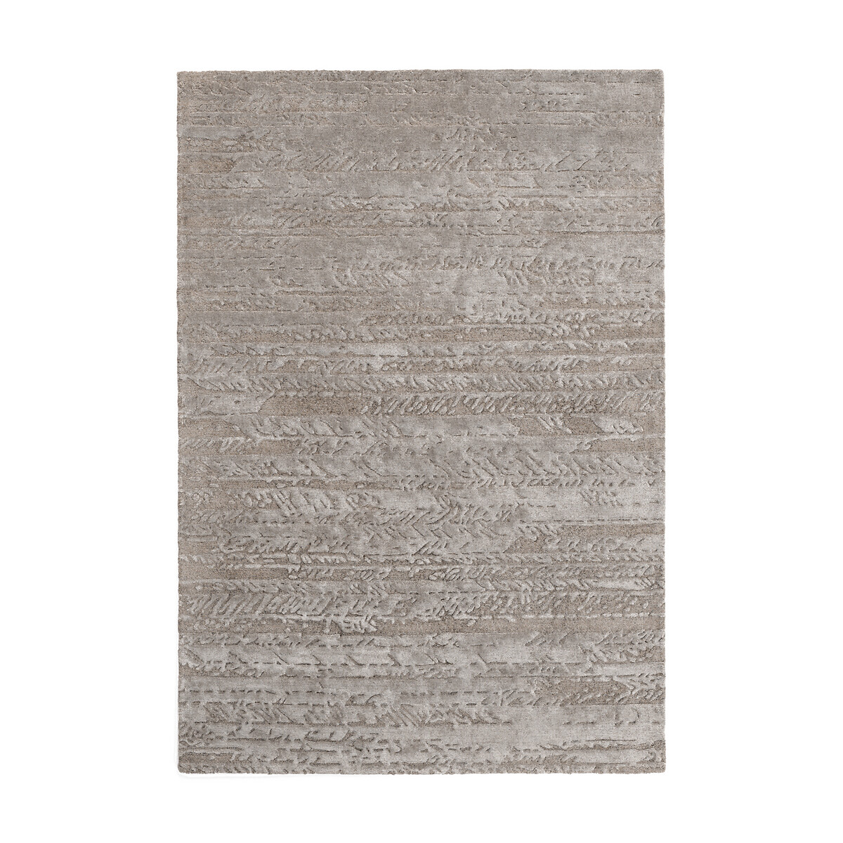 Ковер LaRedoute Из вискозной ткани меланж Tsipa 160 x 230 см бежевый, размер 160 x 230 см