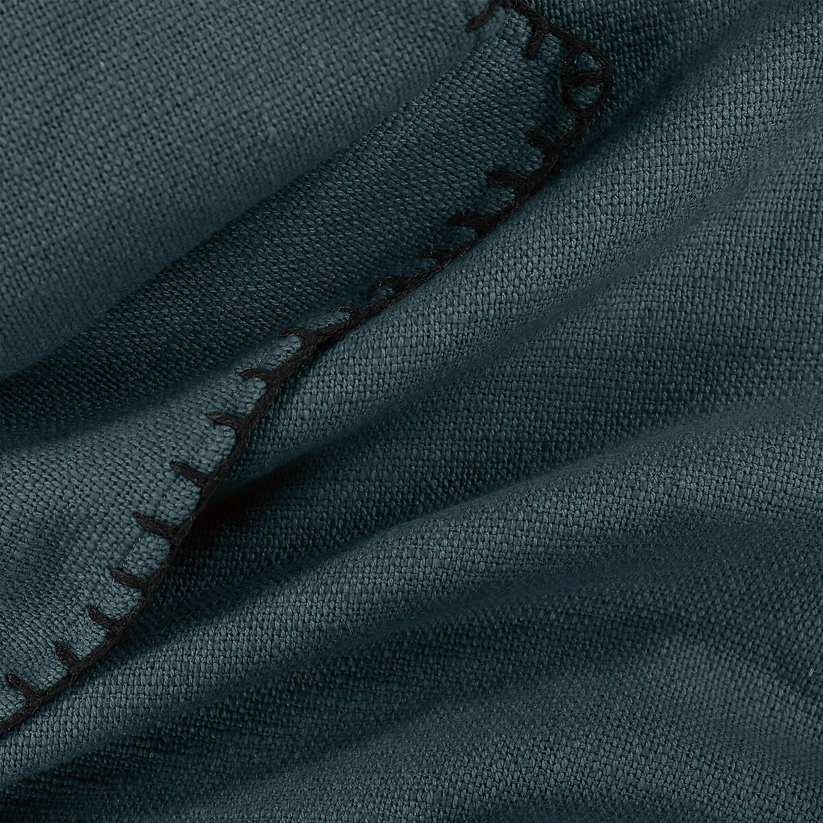Плед LA REDOUTE INTERIEURS Плед Из плетеного хлопка Raoul 180 x 230 см синий, размер 180 x 230 см - фото 3