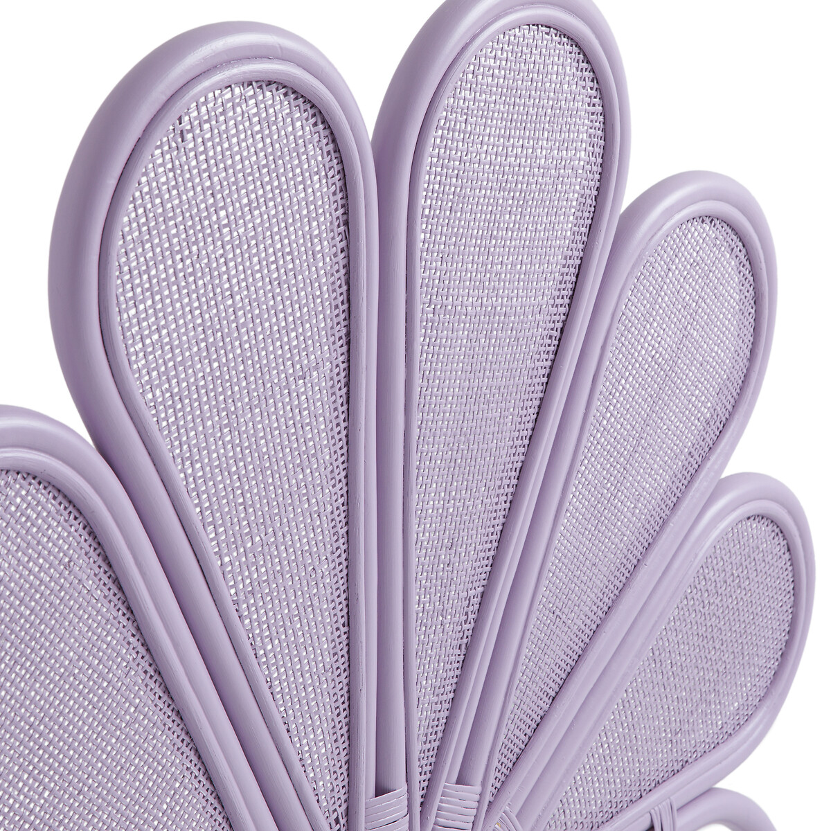 Изголовье кроватное винтажное из ротанга Flores  100 см фиолетовый LaRedoute, размер 100 см - фото 3