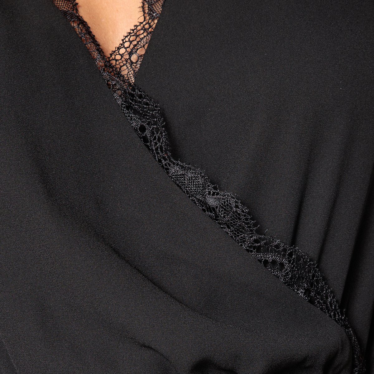 Платье LaRedoute Короткое с короткими рукавами L черный, размер L - фото 4