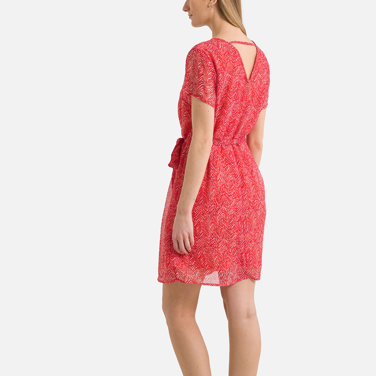 Платье Короткое с принтом XL розовый LaRedoute, размер XL - фото 4