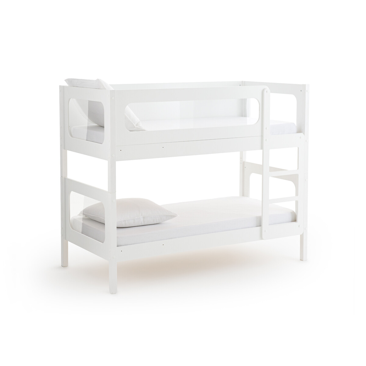 Кровать двухъярусная с кроватным основанием Pilha 90 x 190 см белый кровать детская с кроватным основанием zag 90 x 190 см зеленый