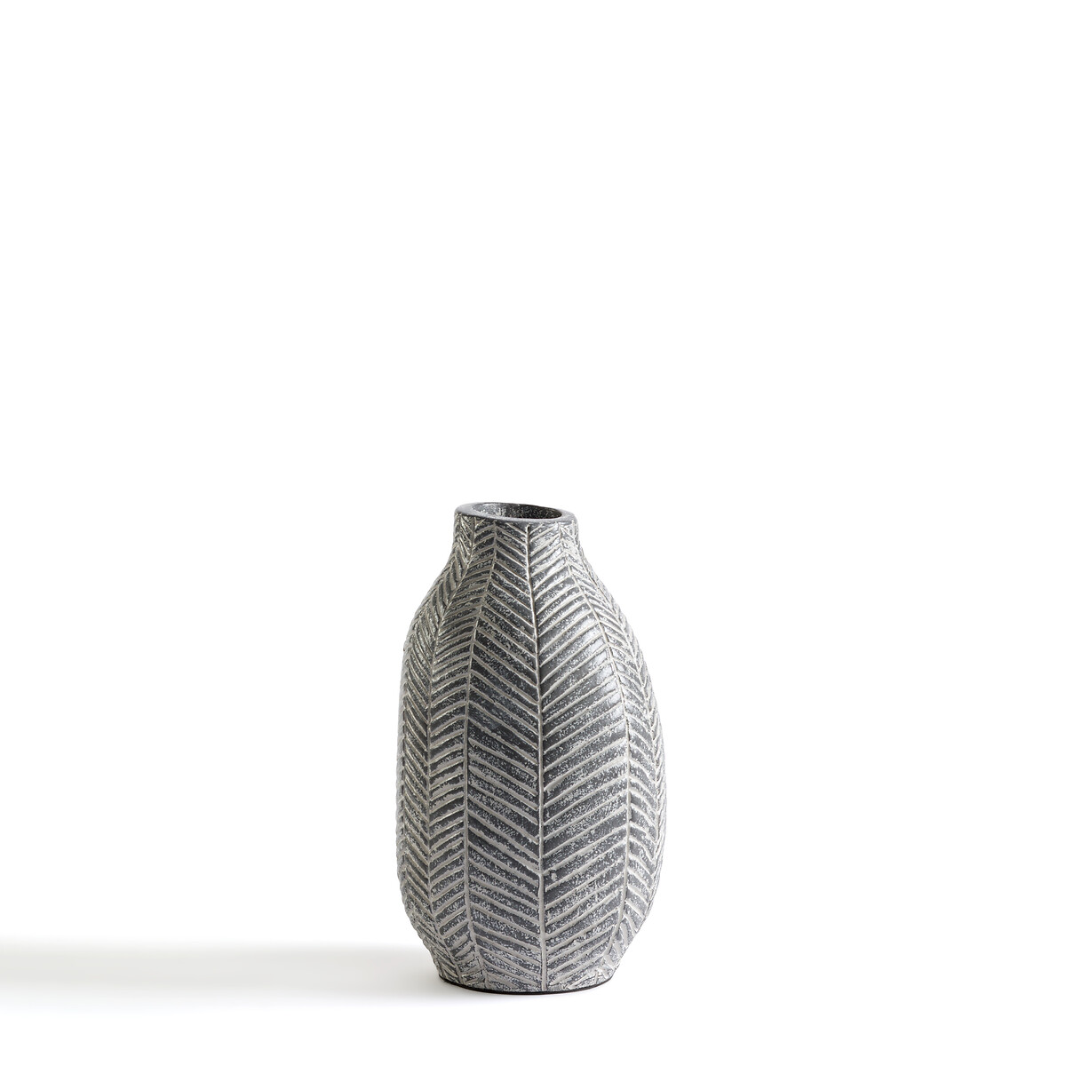 Ваза декоративная В36 см Madilo единый размер серый ваза из керамики в36 см sira единый размер каштановый