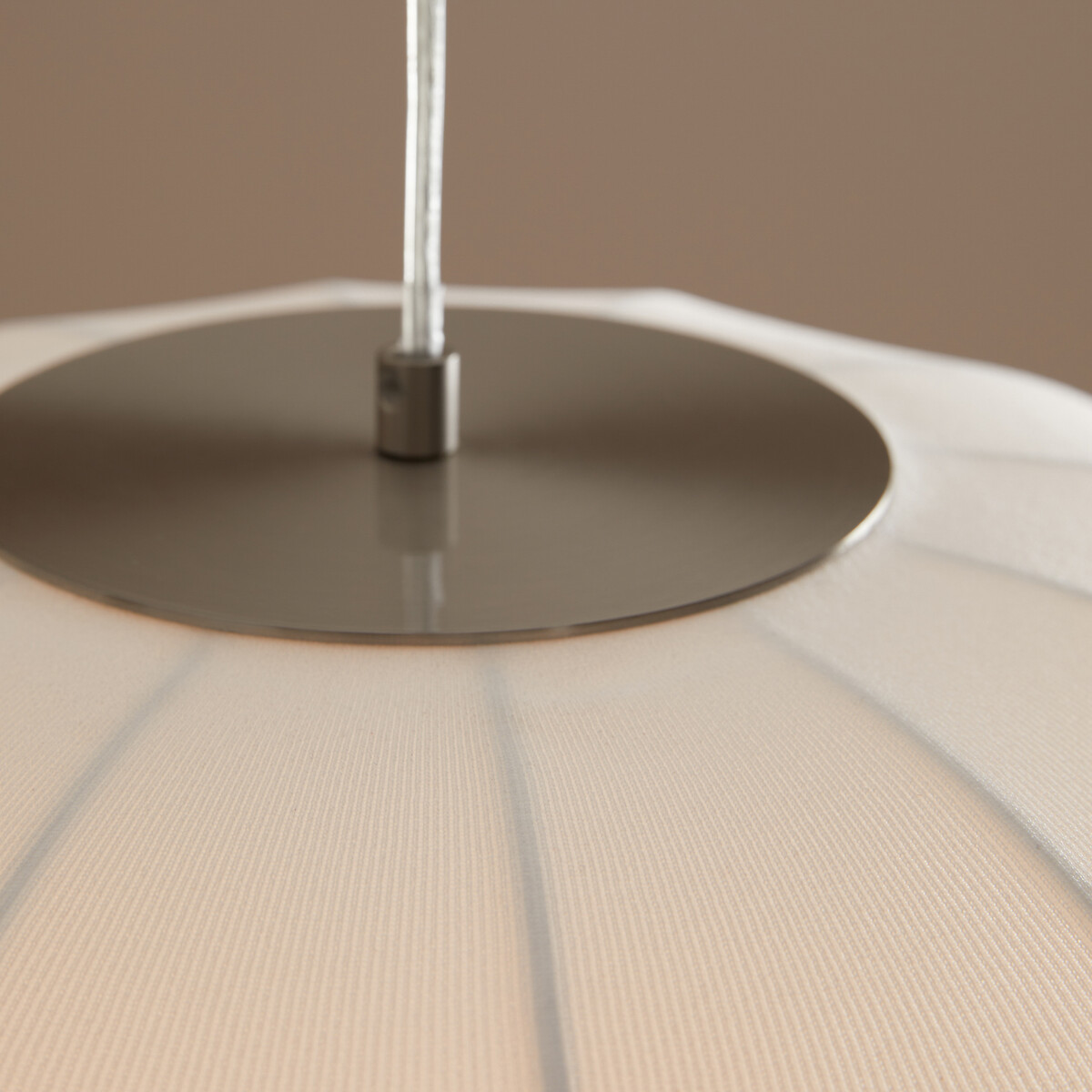 Светильник в форме круглого бумажного фонарика из трикотажа Satchi  единый размер серый LaRedoute - фото 3