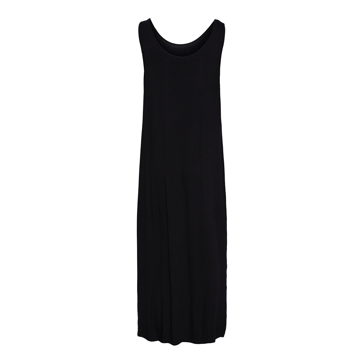 Платье прямого покроя без рукавов  XL черный LaRedoute, размер XL