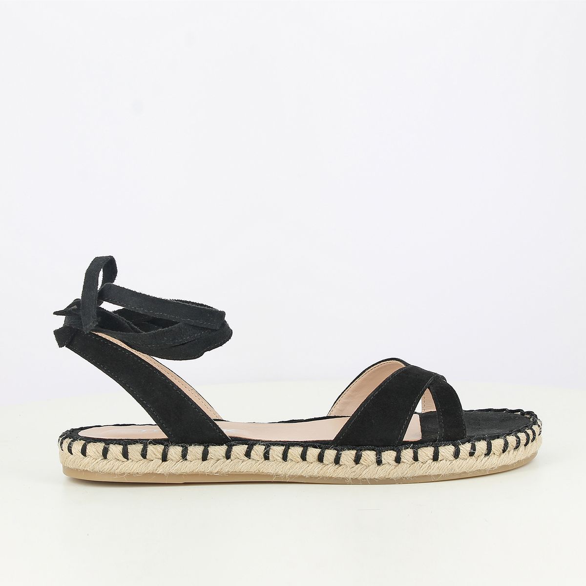 Sandales cuir plates