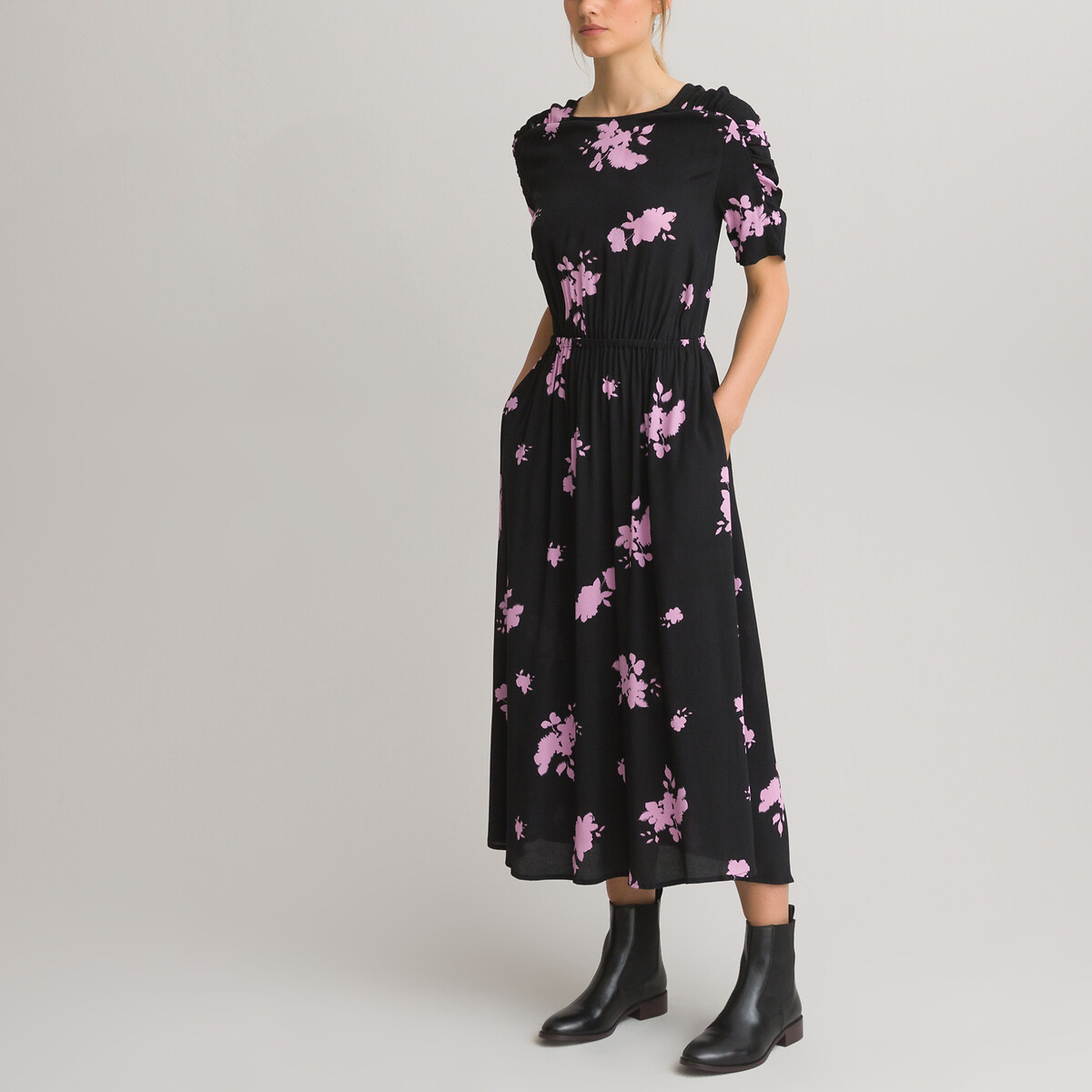 

Платье LA REDOUTE COLLECTIONS, Черный, Длинное с открытой спинкой 50 черный