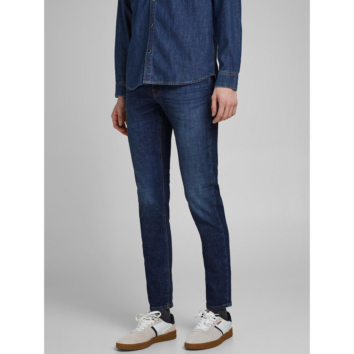 

Джинсы JACK & JONES, Синий, Узкие стрейч Jjiglenn 29/32 синий
