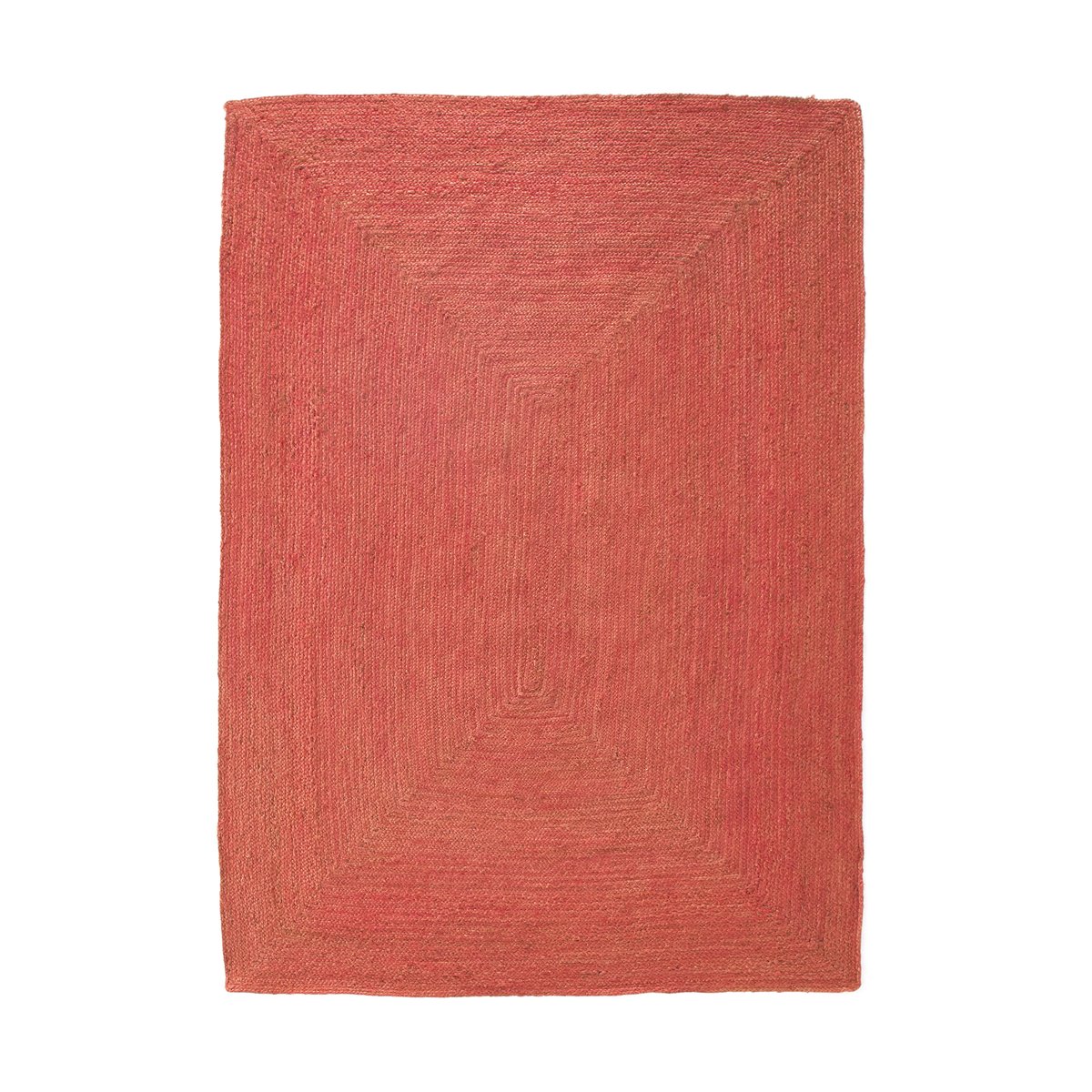 Ковер La Redoute Из цветного джута Bissaka 160 x 230 см оранжевый, размер 160 x 230 см - фото 1