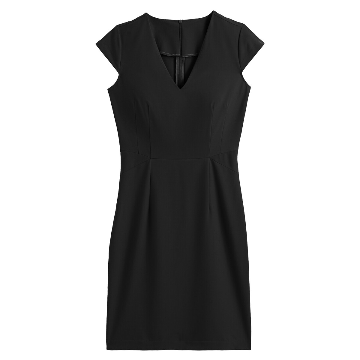 Платье LaRedoute Без рукавов в форме футляра 38 (FR) - 44 (RUS) черный, размер 38 (FR) - 44 (RUS) Без рукавов в форме футляра 38 (FR) - 44 (RUS) черный - фото 5