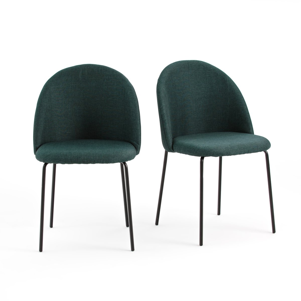 Комплект из 2 стульев NORDIE La Redoute единый размер зеленый