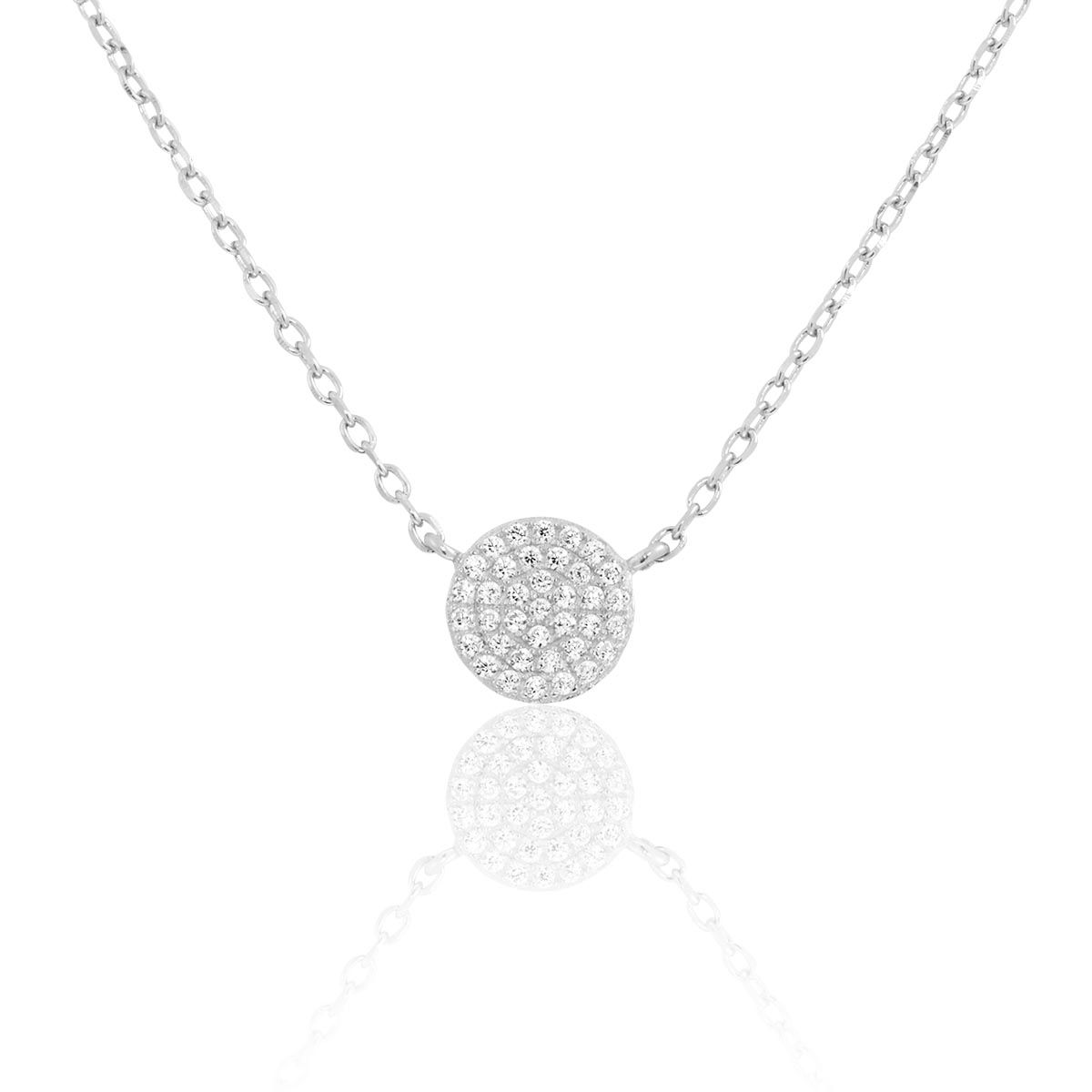 Collier SQUARE Argent 925/1000 Oxyde