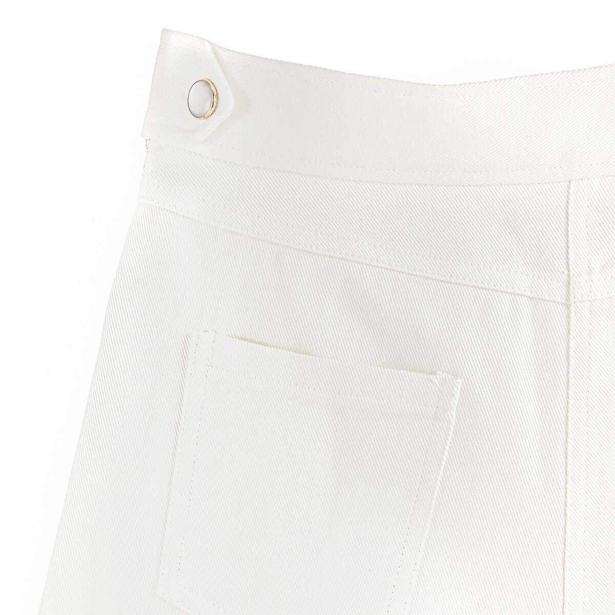 Шорты LaRedoute Из джинсовой ткани 44 (FR) - 50 (RUS) белый, размер 44 (FR) - 50 (RUS) Из джинсовой ткани 44 (FR) - 50 (RUS) белый - фото 4
