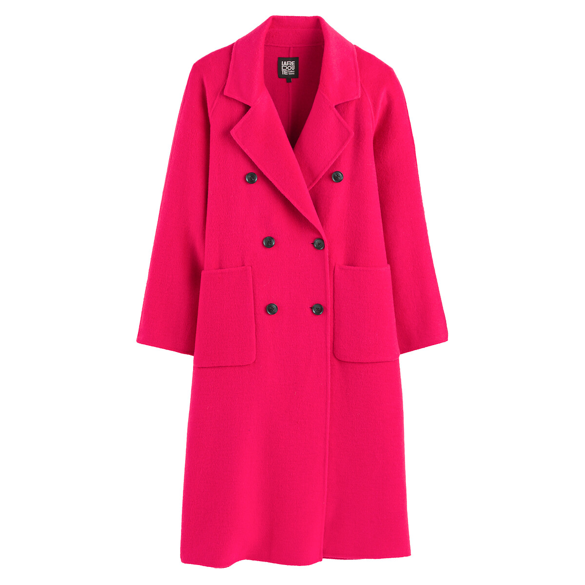 Пальто Из шерстяного драпа 34 (FR) - 40 (RUS) розовый LaRedoute, размер 34 (FR) - 40 (RUS) Пальто Из шерстяного драпа 34 (FR) - 40 (RUS) розовый - фото 5