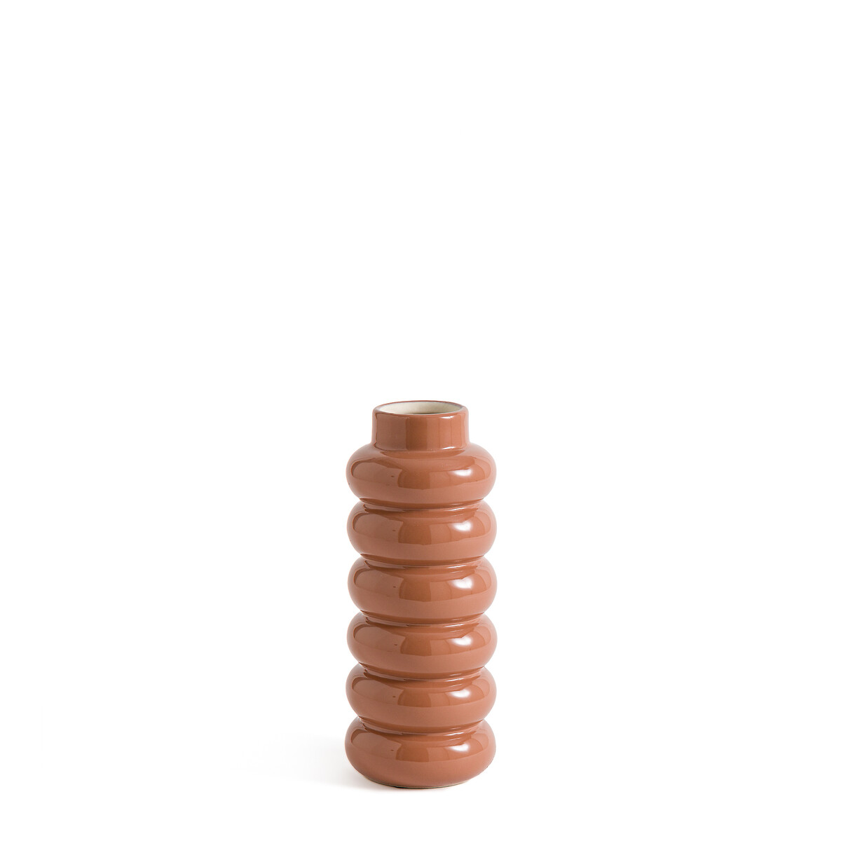 ваза из керамики маленькая модель almada единый размер бежевый Ваза из керамики В255 см Nuvia единый размер оранжевый
