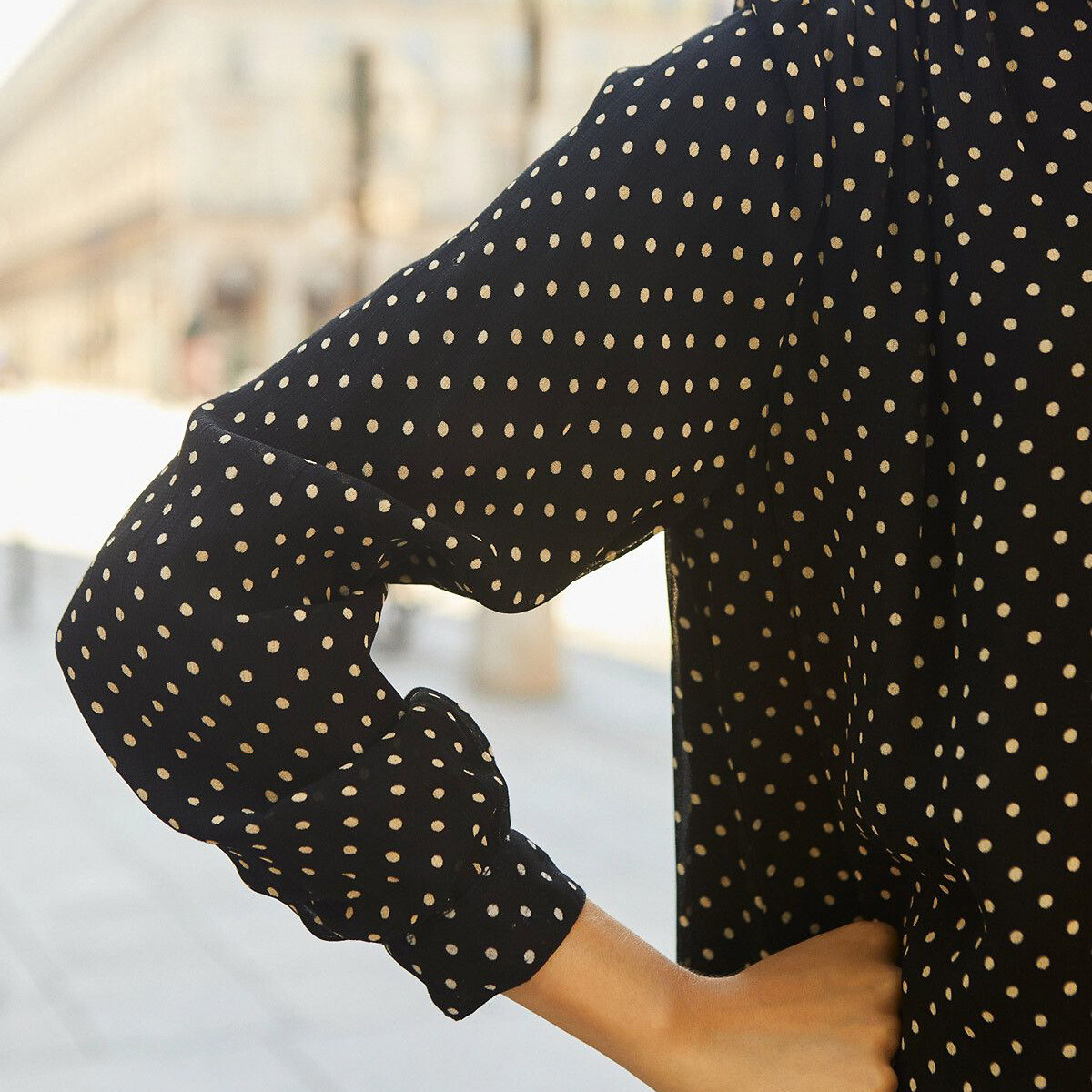 

Платье LaRedoute, Черный, Короткое в горошек LOUNA L черный