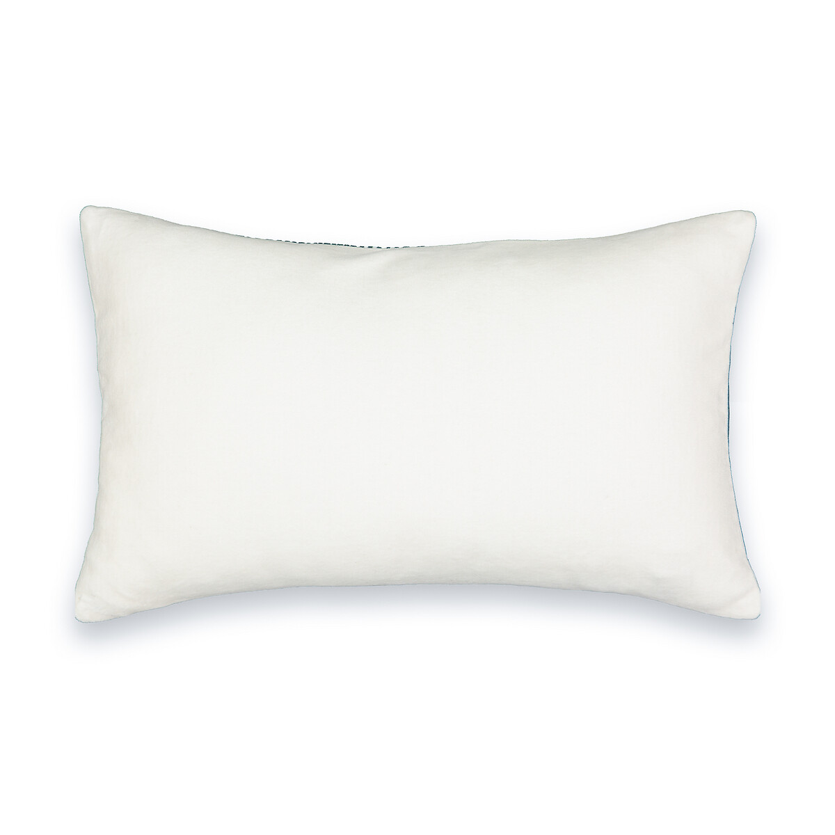 Чехол LaRedoute На подушку из хлопкового велюра Valry 50 x 30 см белый, размер 50 x 30 см - фото 2