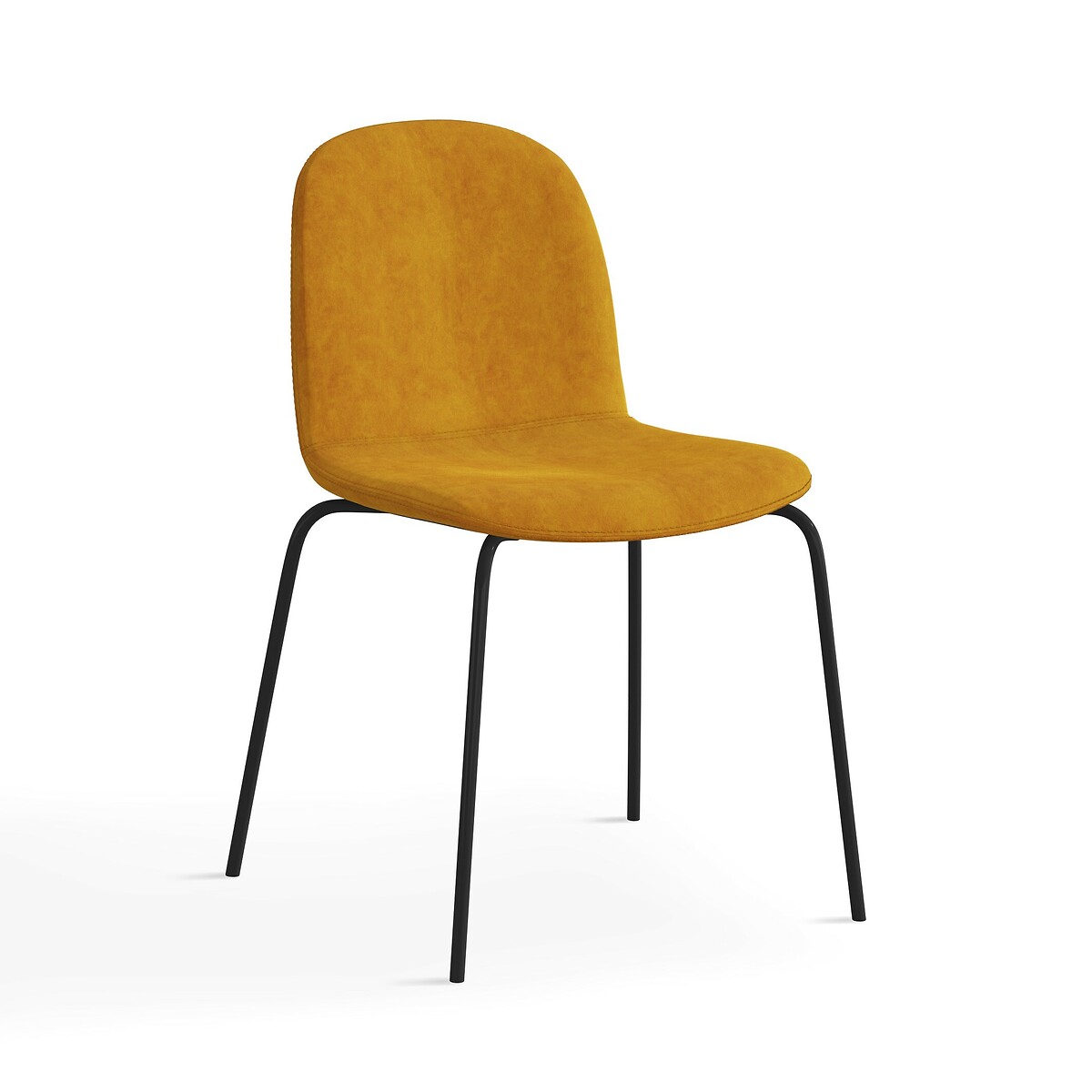 Стул из велюра Tibby единый размер желтый стул с фланелевым покрытием tibby единый размер серый