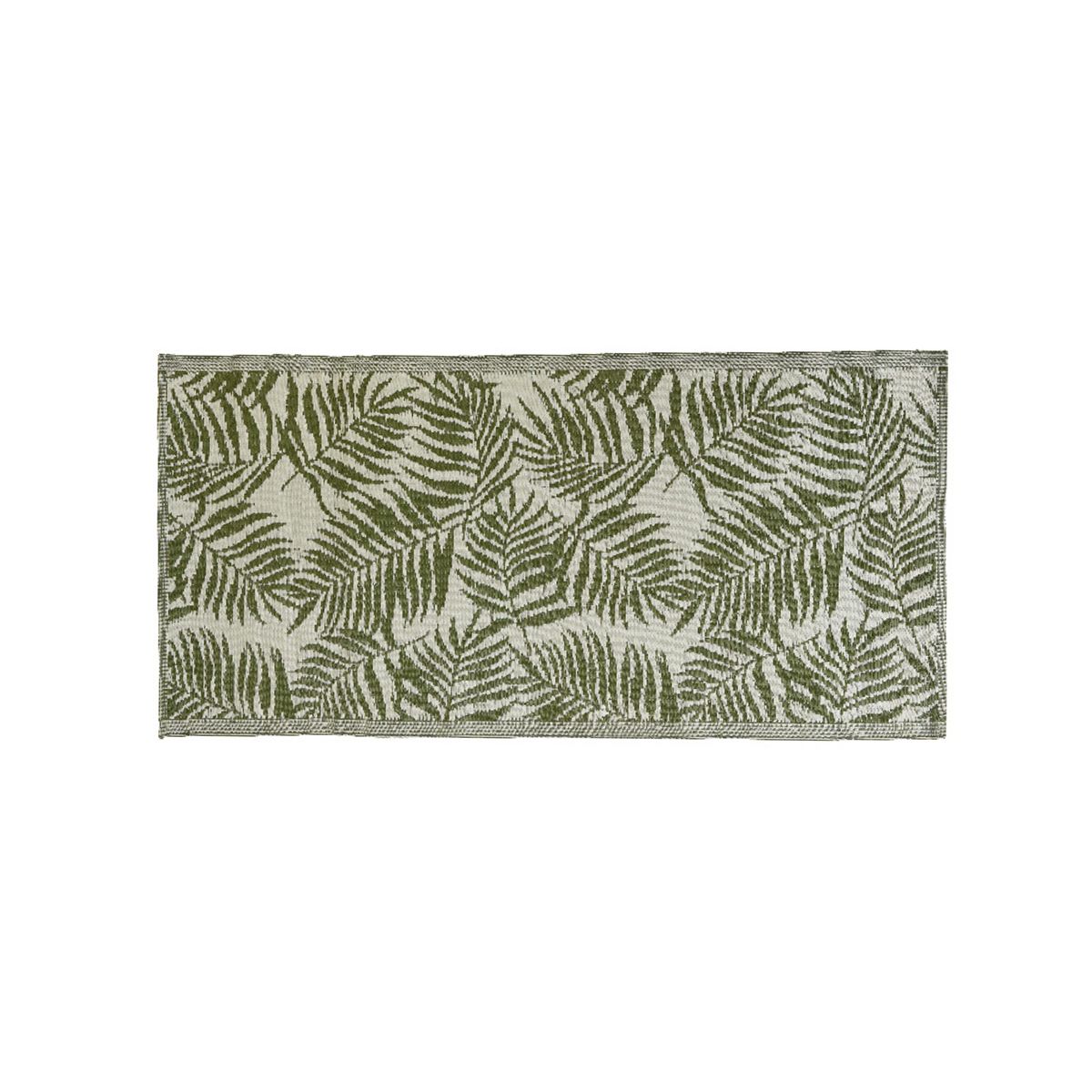 Tapis rectangulaire en polypropylène 180 x 120 cm Vert - Jardideco