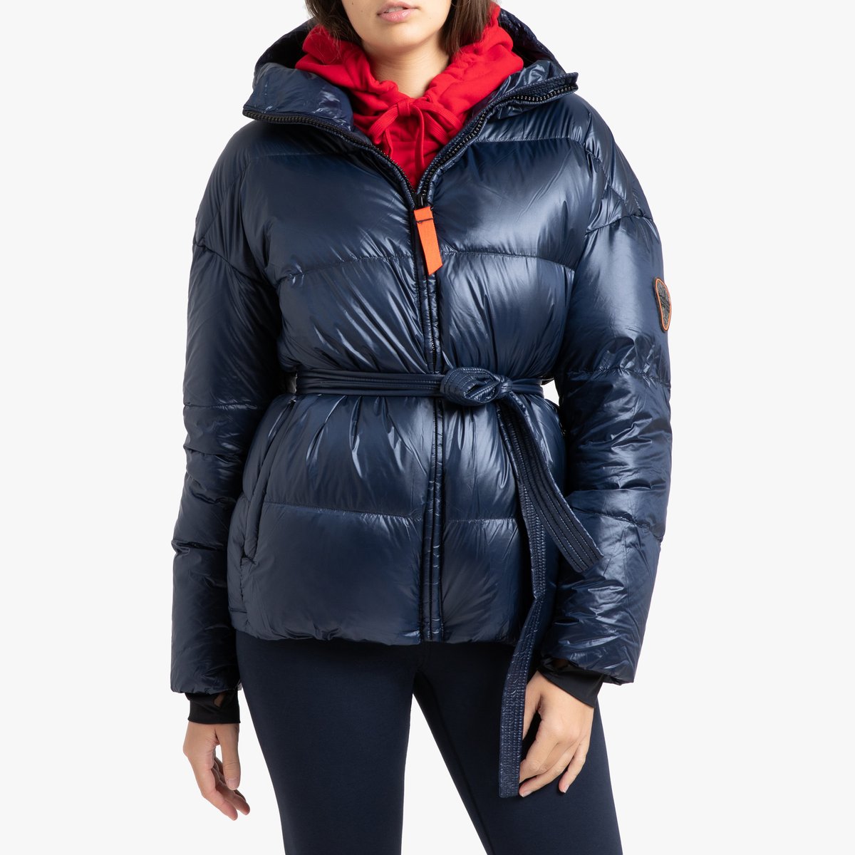 

Куртка La Redoute, Синий, Стеганая короткая с капюшоном MIKA GLOSSY L синий