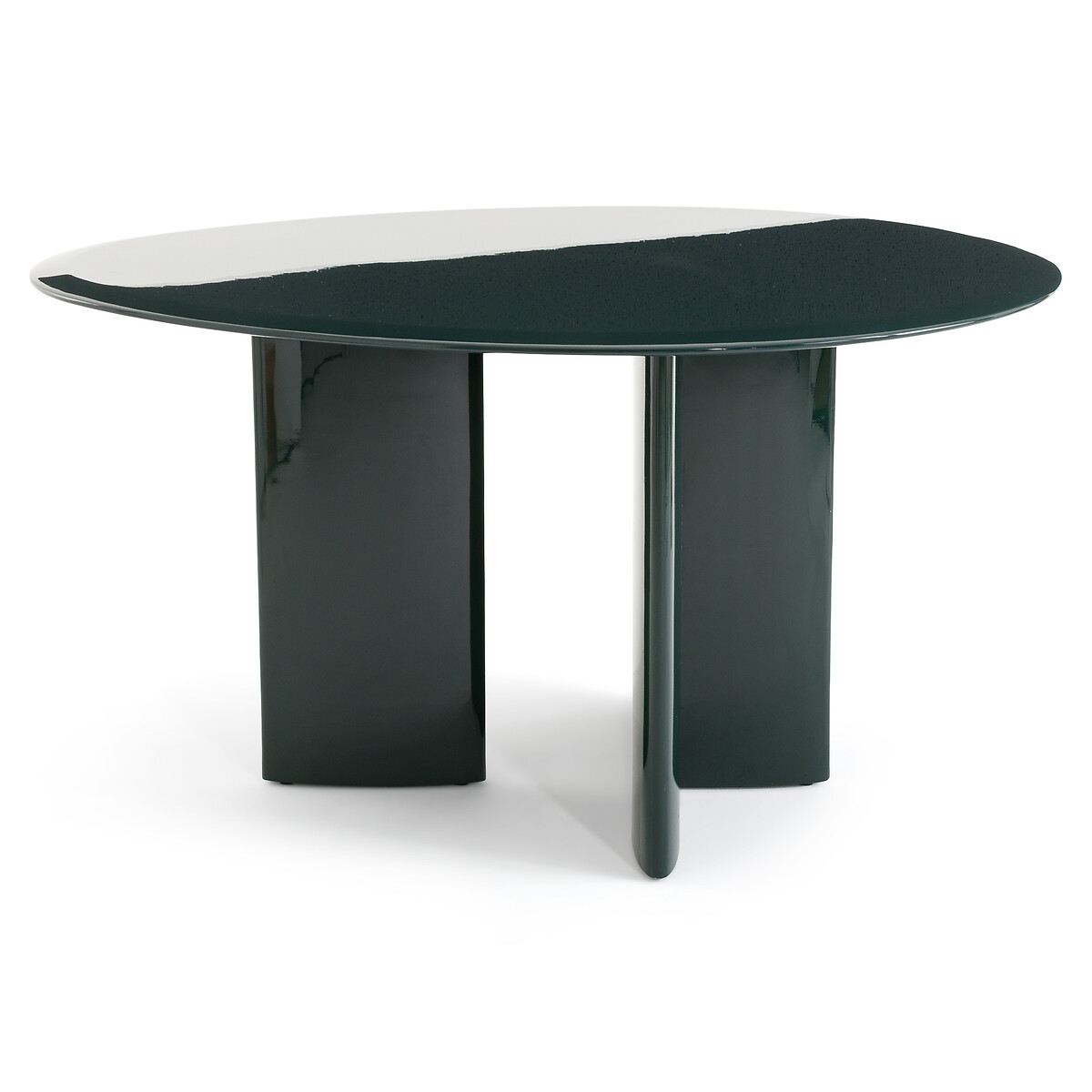 Стол обеденный лакированный на 4 персоны Laki на 4 персоны зеленый стол журнальный лакированный laki единый размер черный