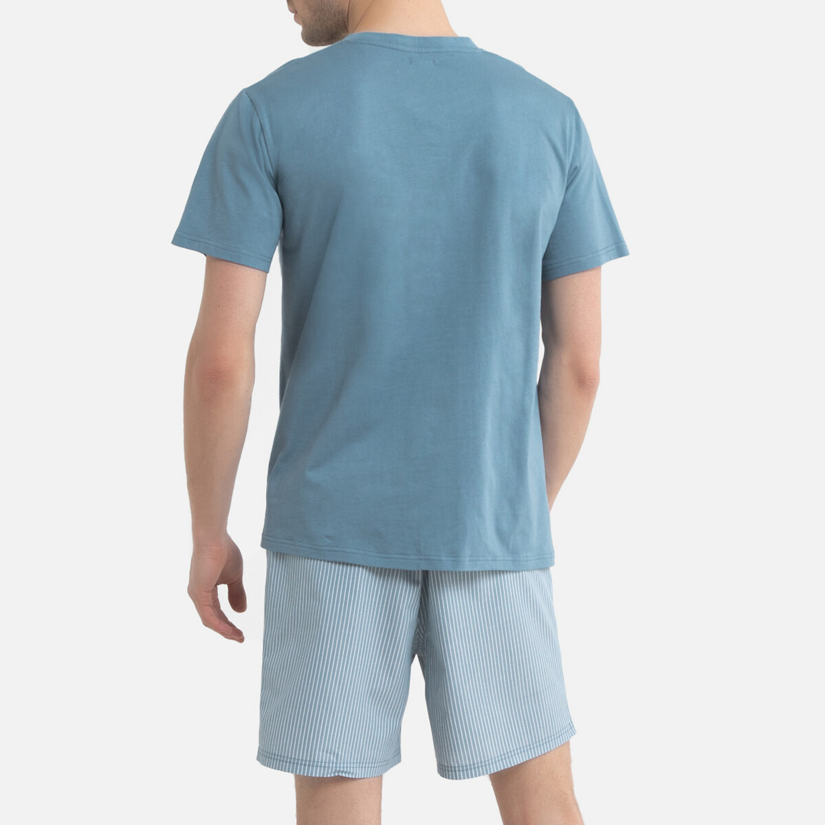 Пижама LaRedoute С шортами XL синий, размер XL - фото 4
