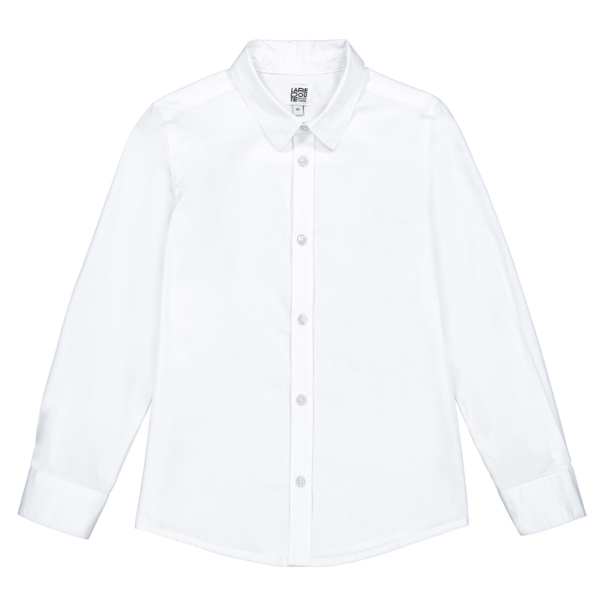 Рубашка С длинными рукавами 3 года - 94 см белый LaRedoute, размер 3 года - 94 см - фото 3