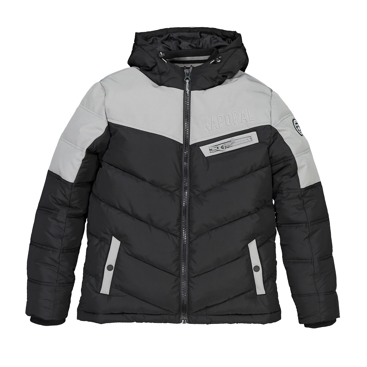 Куртка La Redoute С капюшоном 10-16 лет 16 лет - 174 см черный, размер 16