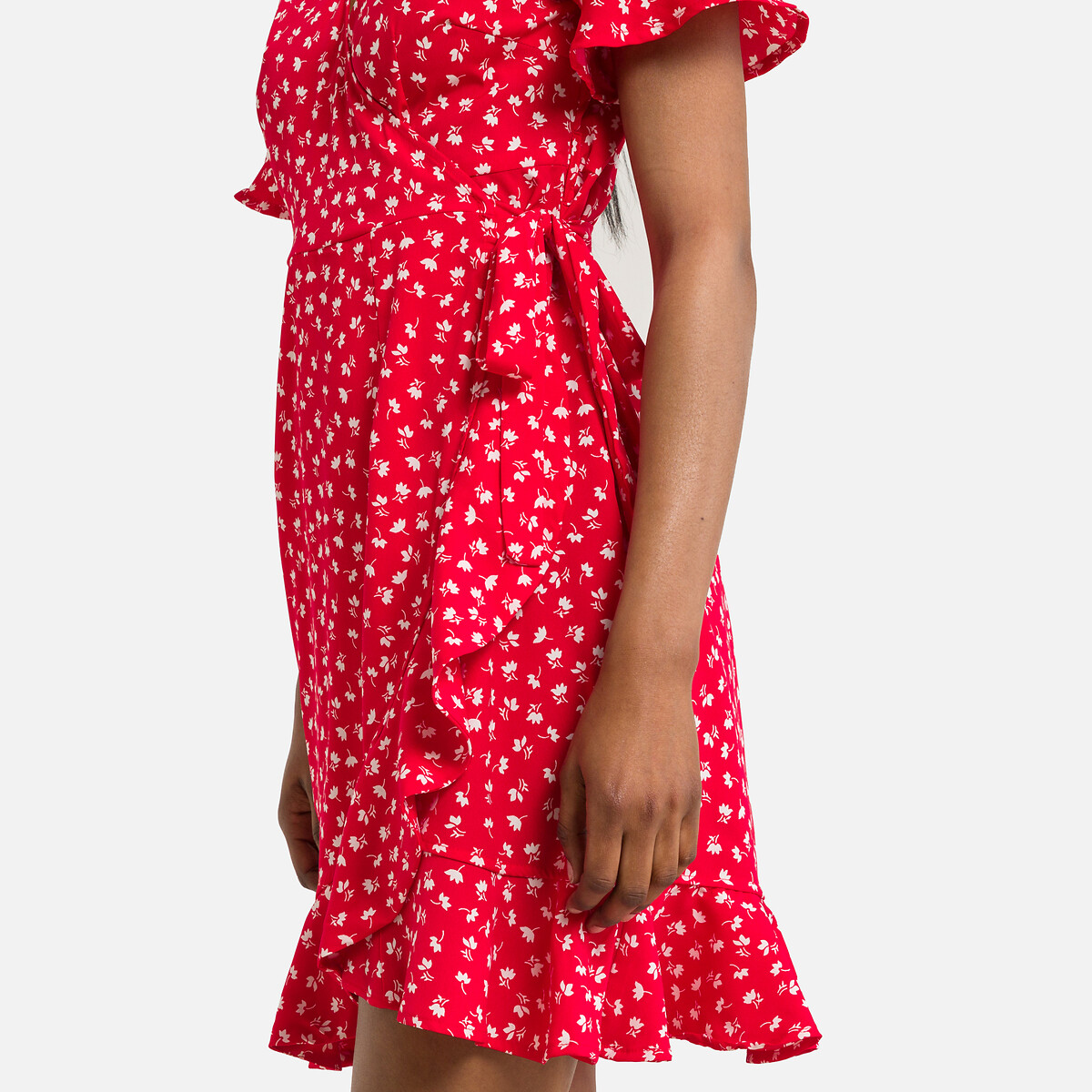 Платье С принтом 40 красный LaRedoute, размер 40 - фото 3