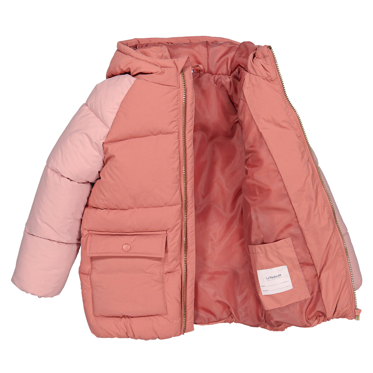 Куртка Стеганая с капюшоном 3 года - 94 см розовый LaRedoute, размер 3 года - 94 см - фото 5