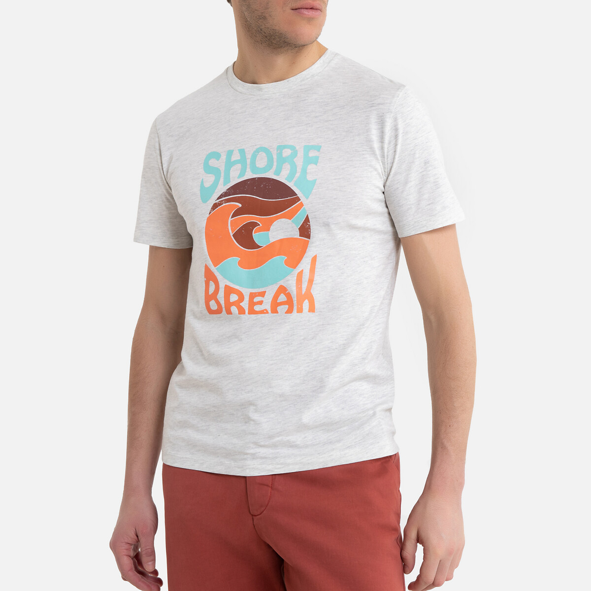 T-shirt  Linear Logo - Caqui - T-shirt Homem tamanho M