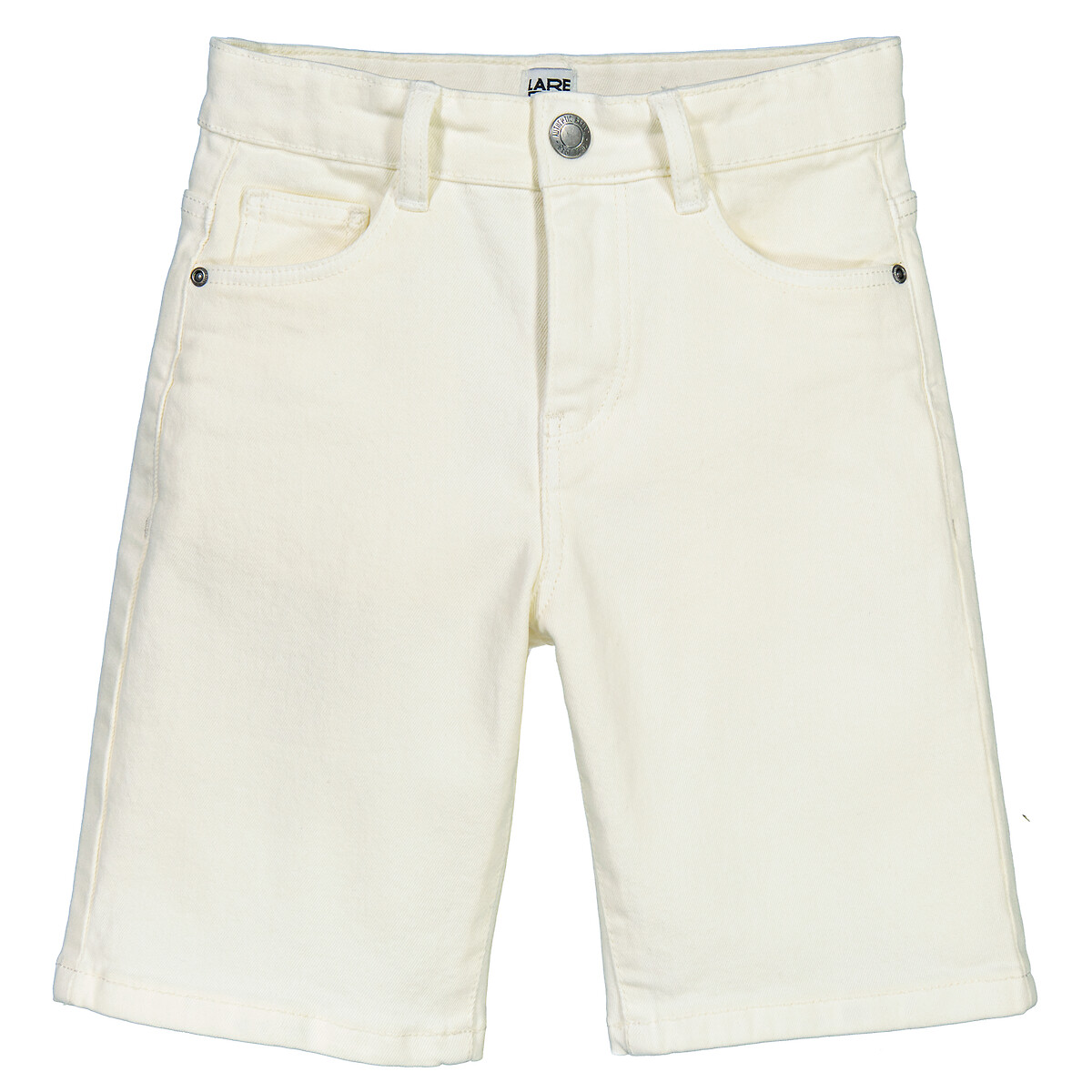 Бермуды из джинсовой ткани  14 бежевый LaRedoute, размер 14 - фото 3