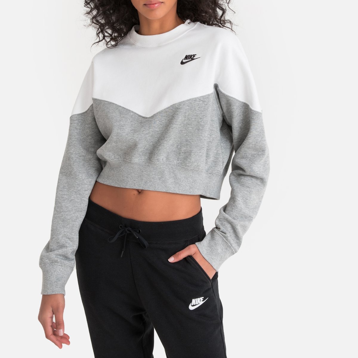 Sudadera bicolor, manga larga - Nike | Mystilo