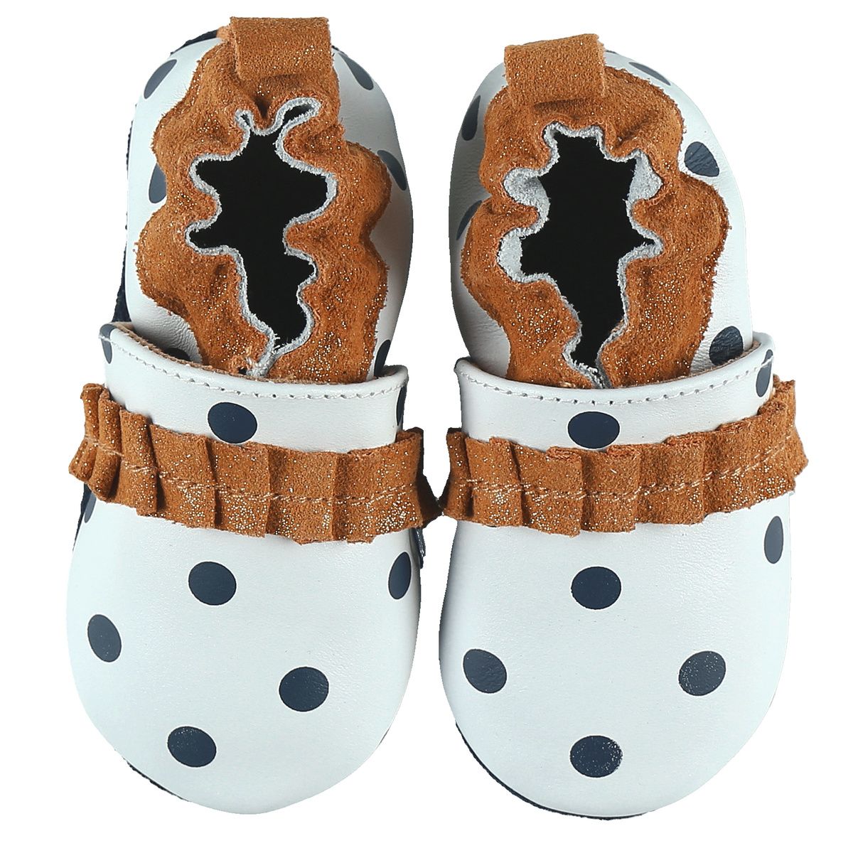 chaussons cuir noukies