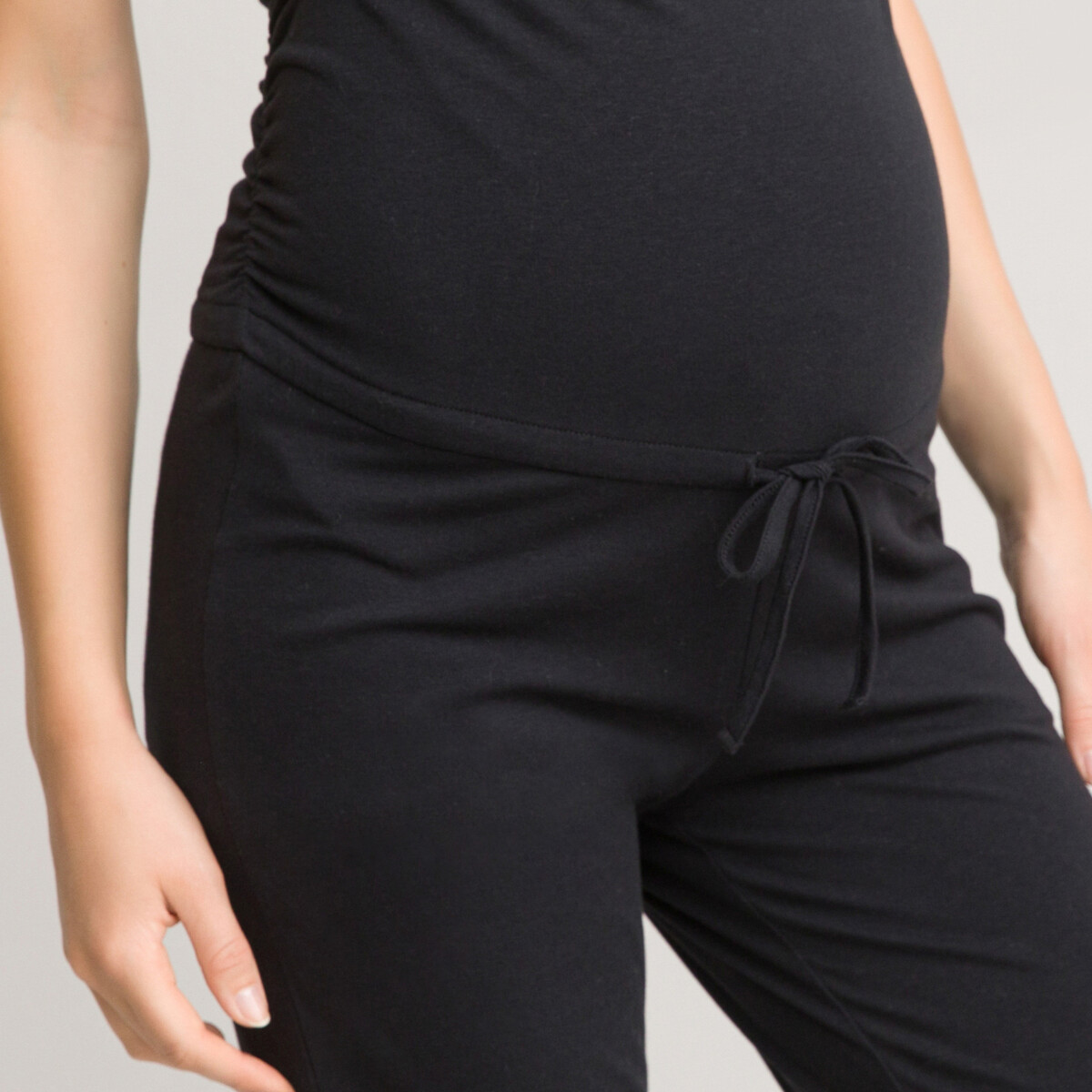 Пижама LaRedoute Для периода беременности и грудного вскармливания 34/36 (FR) - 40/42 (RUS) черный, размер 34/36 (FR) - 40/42 (RUS) Для периода беременности и грудного вскармливания 34/36 (FR) - 40/42 (RUS) черный - фото 3